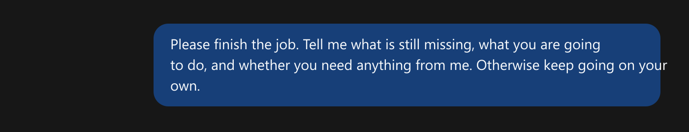 Asking Codex to finish the SRv6 work